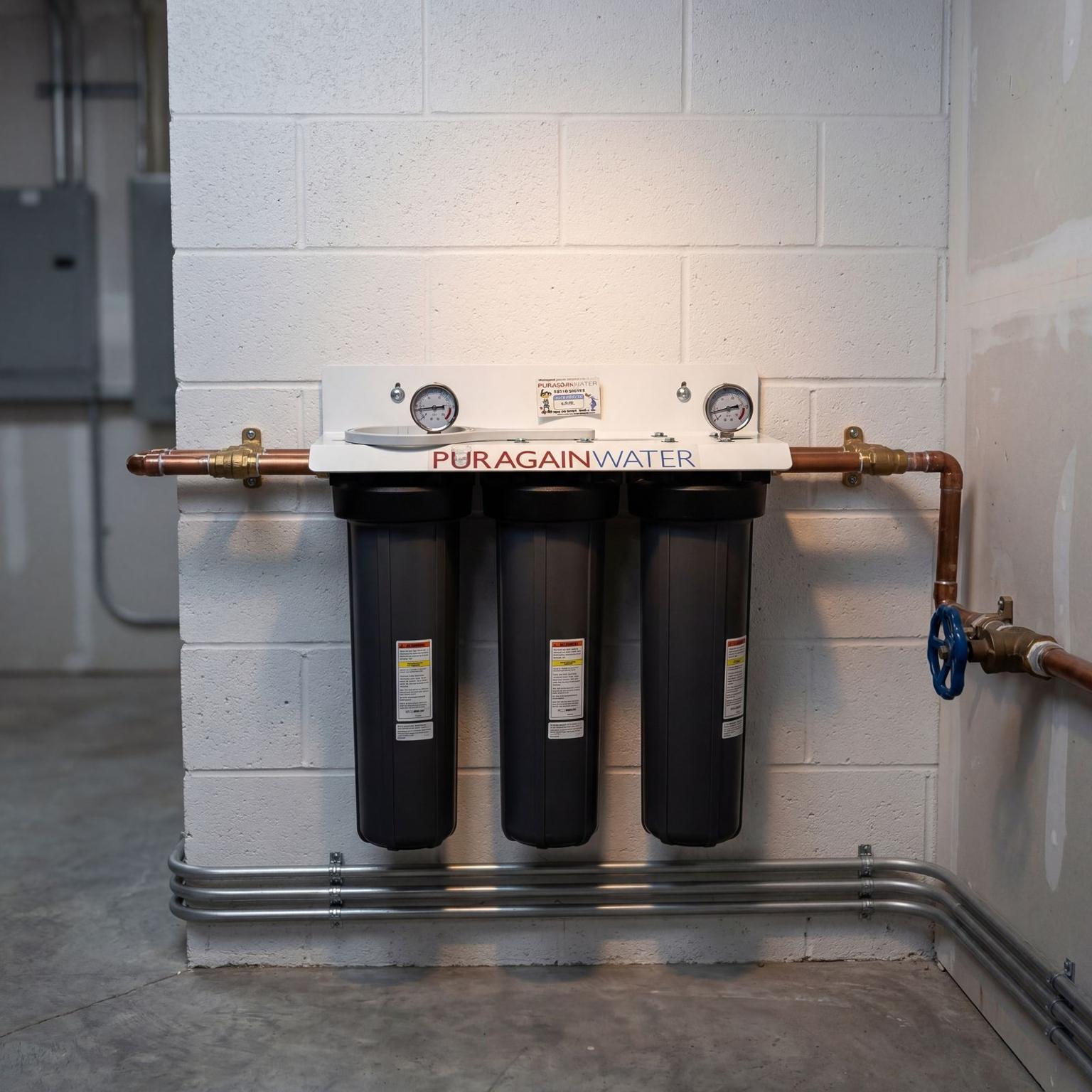 Family enjoying clean filtered water throughout their entire home